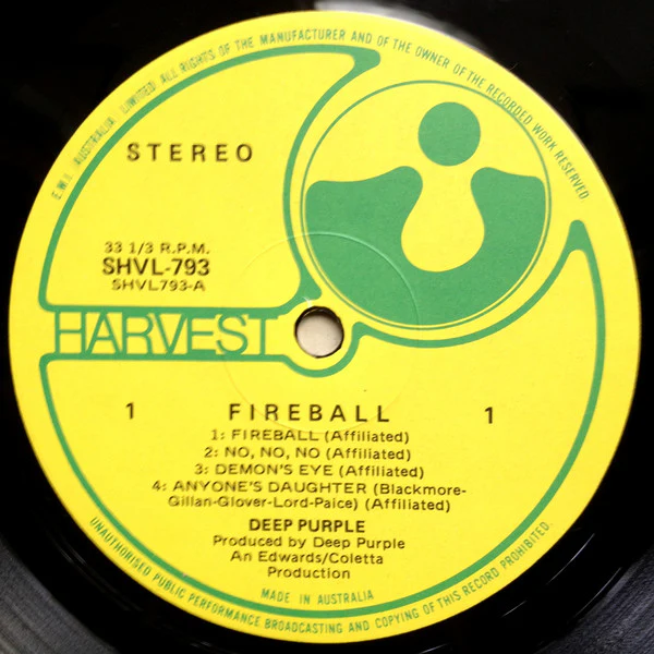 Deep Purple – Fireball (VG/VG) – LP, AU 1974 - Image 6