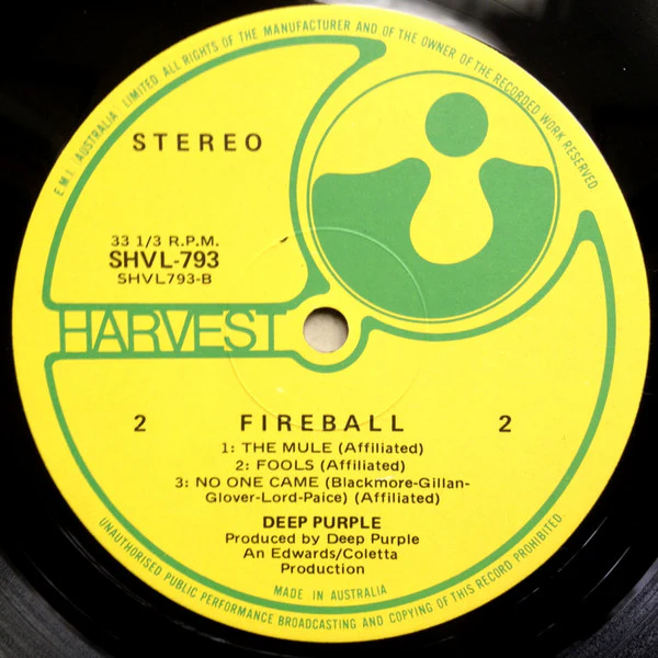 Deep Purple – Fireball (VG/VG) – LP, AU 1974 - Image 7