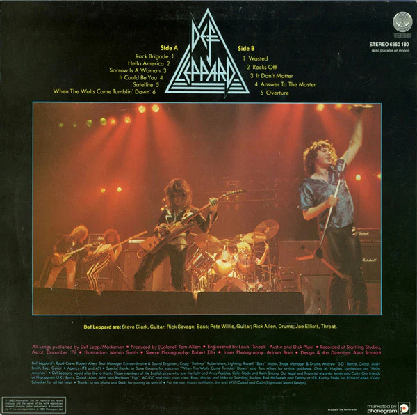 Def Leppard – On Through The Night (VG+/VG) – LP, NL 1980 - Image 2