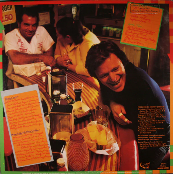 Delbert McClinton – Second Wind (VG+/VG+) – LP, US 1978 - Image 2