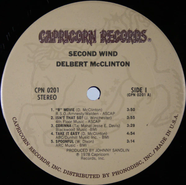 Delbert McClinton – Second Wind (VG+/VG+) – LP, US 1978 - Image 3