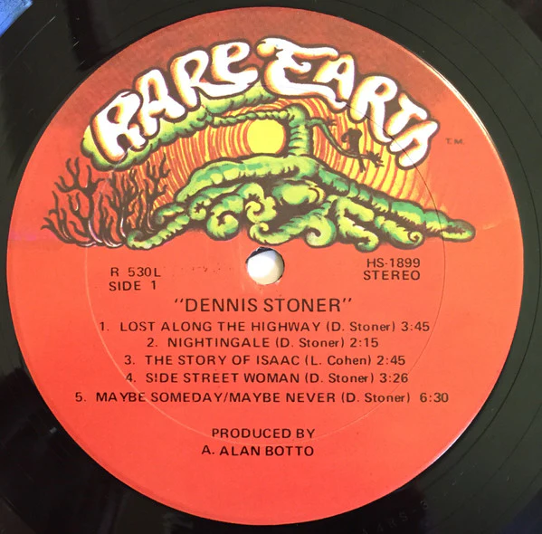 Dennis Stoner – Dennis Stoner (VG+/VG+) – LP, US 1971 - Image 3