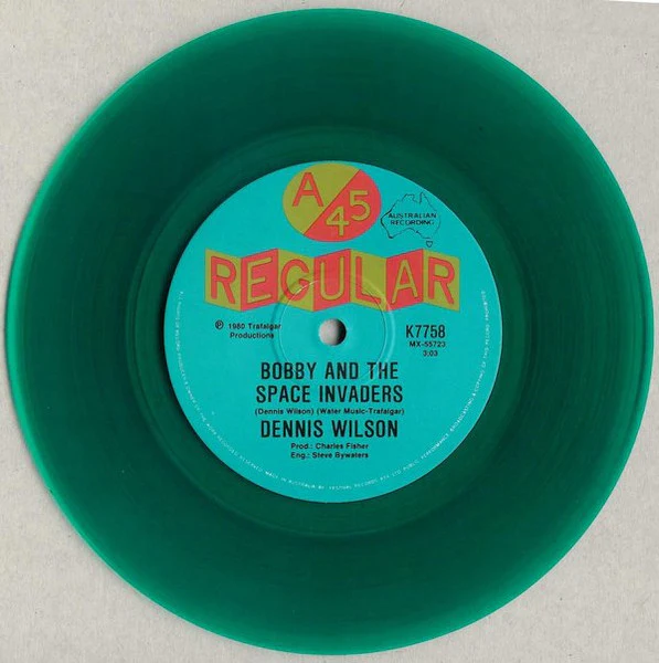 Dennis Wilson – Bobby And The Space Invaders (VG+/Generic) – 7", AU 1980