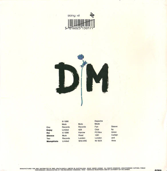 Depeche Mode – Enjoy The Silence (VG/VG) – 7", Australasia 1990 - Image 2