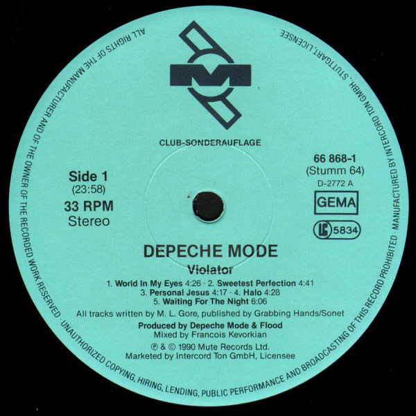 Depeche Mode – Violator (VG/VG+) – LP, DE 1990 - Image 3
