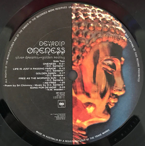 Devadip – Oneness (Silver Dreams-Golden Reality) (E/VG+) – LP, AU 1979 - Image 6