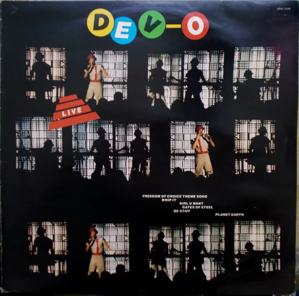 Devo – Dev-O Live (VG+/VG+) – 12", AU 1981