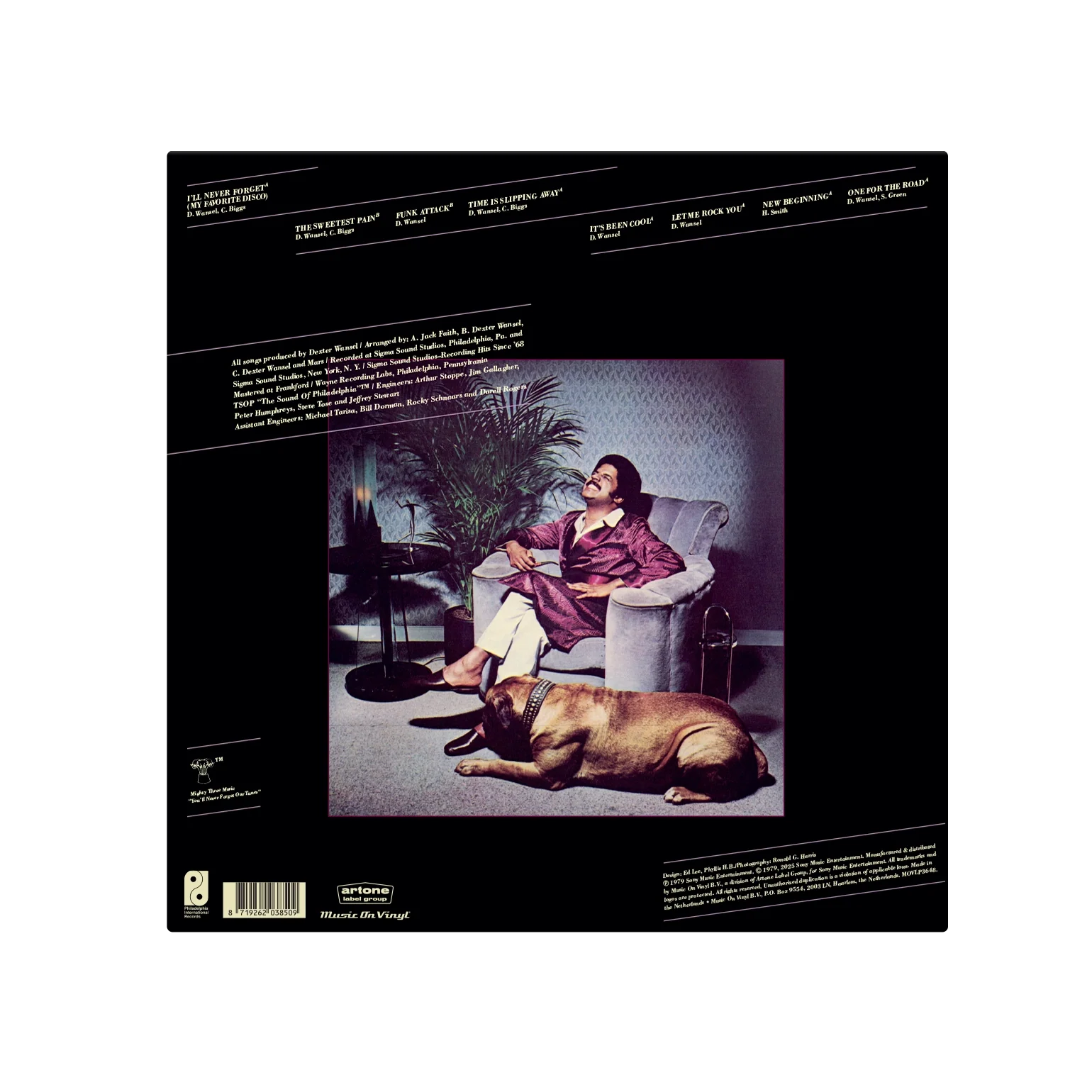 Dexter Wansel – Time Is Slipping Away (Blue vinyl) - Image 4