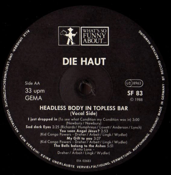 Die Haut – Headless Body In Topless Bar (E/VG+) – LP, DE 1988 - Image 5
