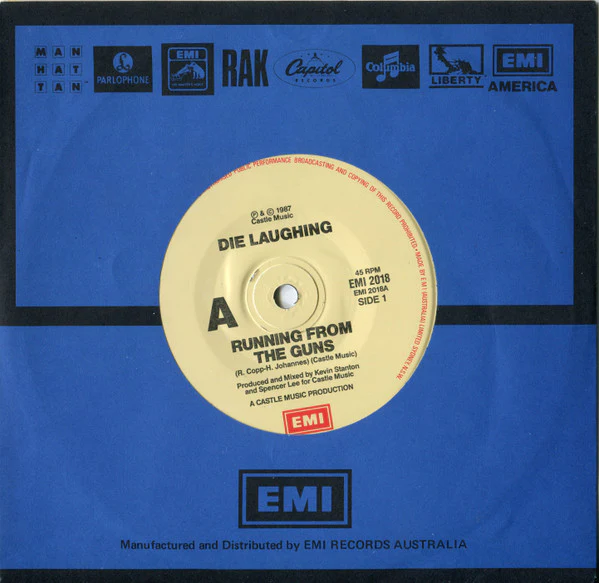 Die Laughing – Running From The Guns (E/Generic) – 7", AU 1987 - Image 3