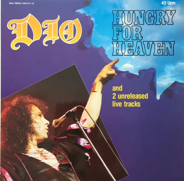 Dio – Hungry For Heaven (VG+/VG) – 12", DE 1985