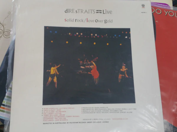Dire Straits – Live - Love Over Gold / Solid Rock (VG+/VG) – 12", AU 1984 - Image 3