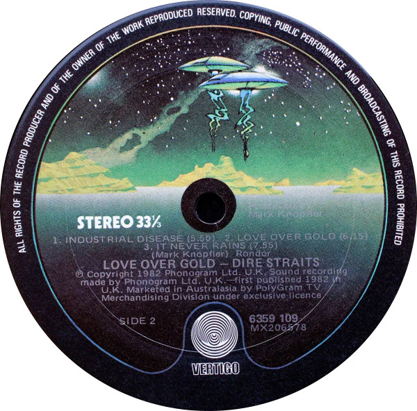 Dire Straits – Love Over Gold (VG+/VG) – LP, Australasia 1982 - Image 4