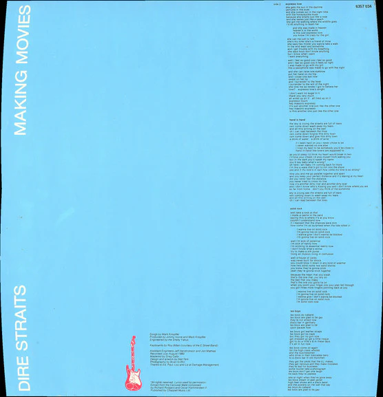 Dire Straits – Making Movies (VG+/VG+) – LP, Australasia 1980 - Image 6