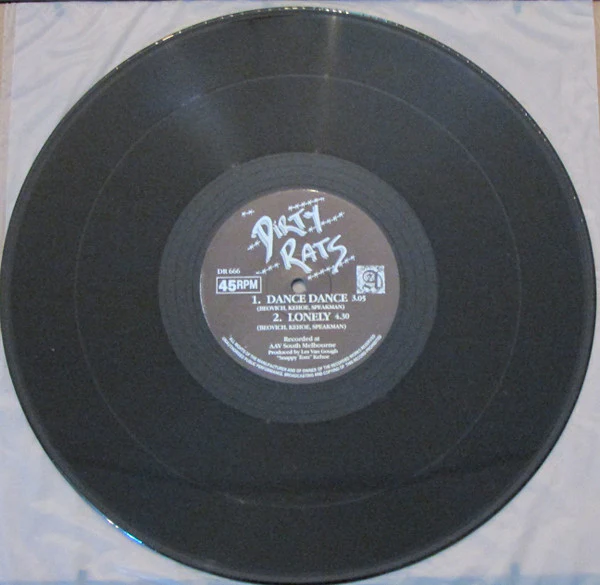 Dirty Rats – Play It Loud (VG+/VG) – LP, AU 1987 - Image 3