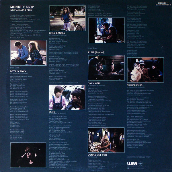 Divinyls – Music From Monkey Grip (VG+/VG+) – 12", AU 1982 - Image 2