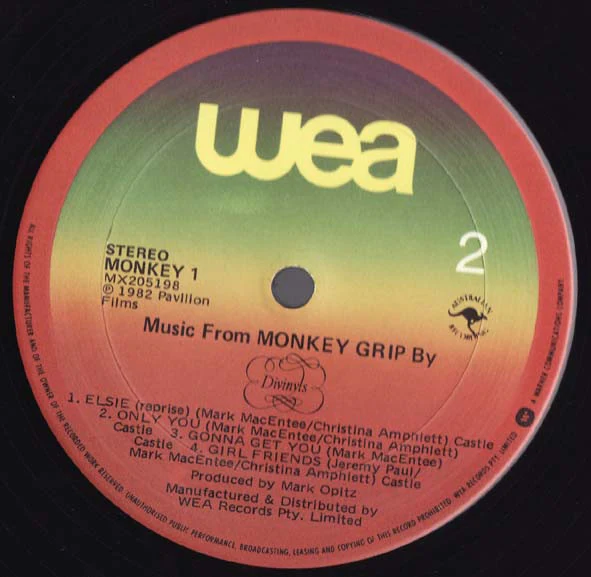 Divinyls – Music From Monkey Grip (VG+/VG+) – 12", AU 1982 - Image 4
