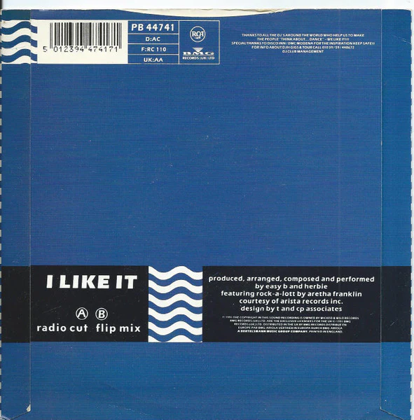 DJ H. Feat. Stefy – I Like It (VG+/VG+) – 7", UK 1991 - Image 4