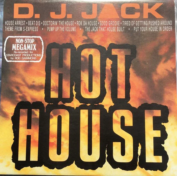 D.J. Jack – Hot House (VG/VG+) – 12", AU 1988