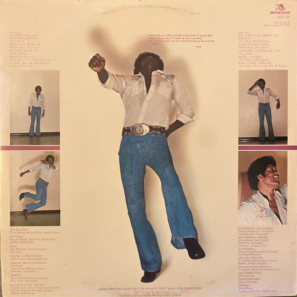 Dobie Gray – New Ray Of Sunshine (E/E) – LP, AU 1976 - Image 3