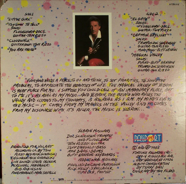 Doc Severinsen – Doc Severinsen And Xebron (VG+/VG+) – LP, US 1985 - Image 2