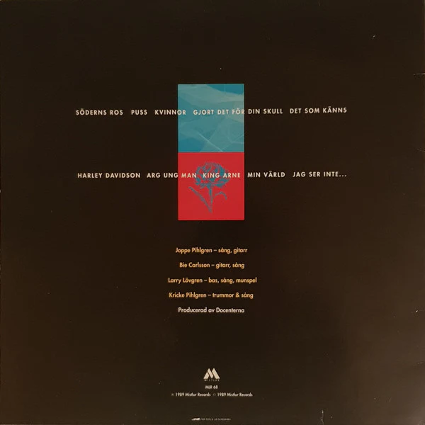 Docenterna – Söderns Ros (VG/VG) – LP, SE 1989 - Image 2