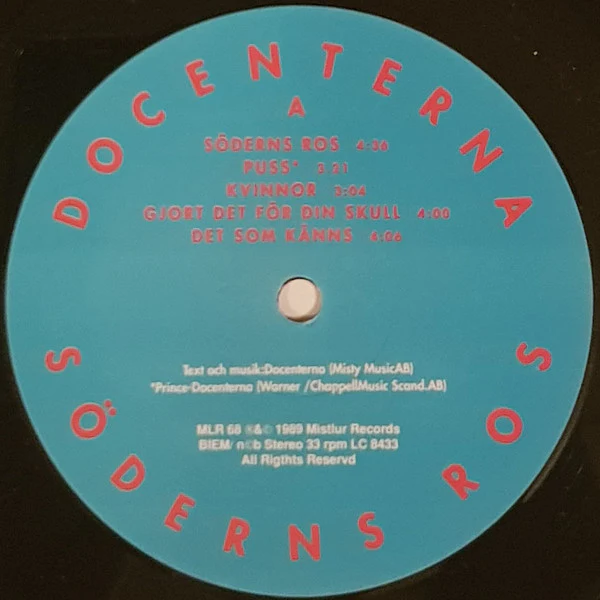 Docenterna – Söderns Ros (VG/VG) – LP, SE 1989 - Image 3