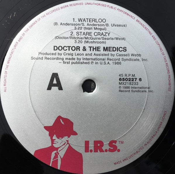Doctor & The Medics – Waterloo (E/Generic) – 12", AU 1986