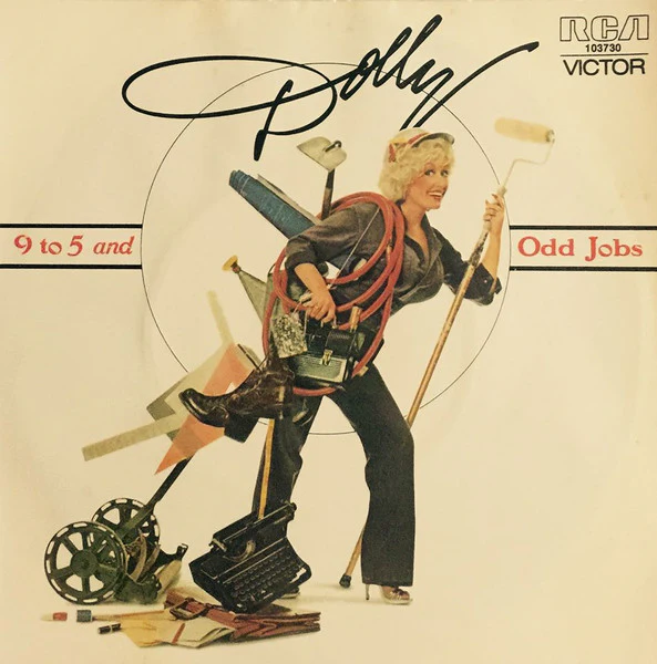 Dolly Parton – 9 To 5 (VG+/VG) – 7", AU 1981