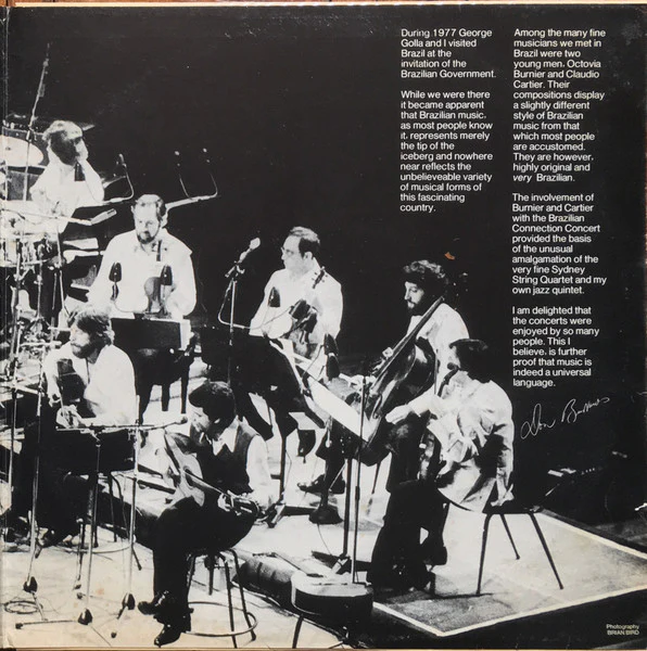 Don Burrows, The Brazilian Connection, Burnier & Cartier, The Don Burrows Quintet, George Golla, The Sydney String Quartet – Don Burrows And The Brazilian Connection (VG+/VG+) – 2xLP, AU 1978 - Image 5