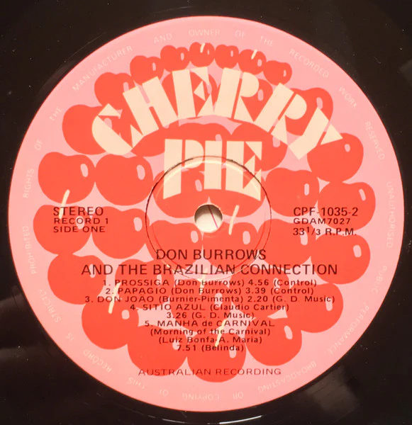 Don Burrows, The Brazilian Connection, Burnier & Cartier, The Don Burrows Quintet, George Golla, The Sydney String Quartet – Don Burrows And The Brazilian Connection (VG+/VG+) – 2xLP, AU 1978 - Image 8