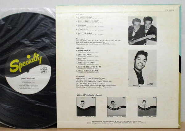 Don & Dewey, Larry Williams – Don & Dewey Vs Larry Williams (VG+/VG+) – LP, JP 1981, No OBI - Image 2