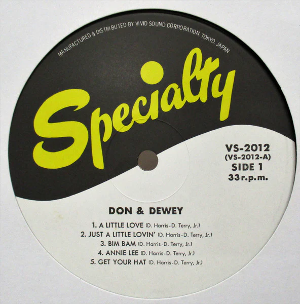 Don & Dewey, Larry Williams – Don & Dewey Vs Larry Williams (VG+/VG+) – LP, JP 1981, No OBI - Image 3