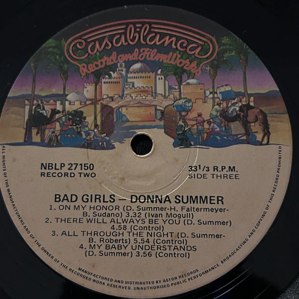 Donna Summer – Bad Girls (VG+/VG) – 2xLP, AU 1979 - Image 5