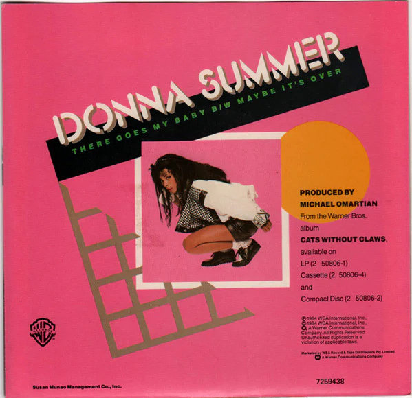 Donna Summer – There Goes My Baby (VG+/VG+) – 7", AU 1984 - Image 2