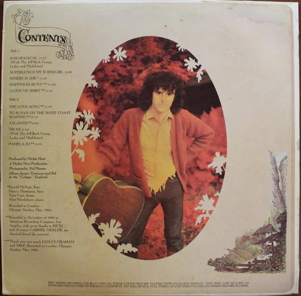 Donovan – Barabajagal (VG+/VG+) – LP, AU 1969 - Image 2