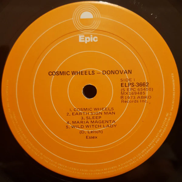 Donovan – Cosmic Wheels (VG+/VG+) – LP, AU 1973 - Image 4