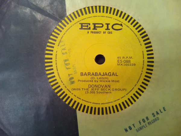 Donovan, Jeff Beck Group – Barabajagal (VG+/Generic) – 7", AU 1969