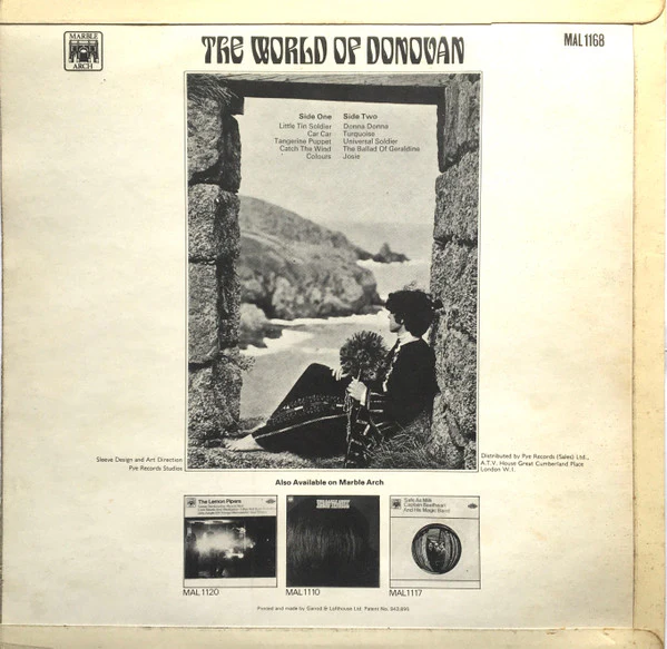 Donovan – The World Of Donovan (VG/VG) – LP, UK 1969 - Image 2