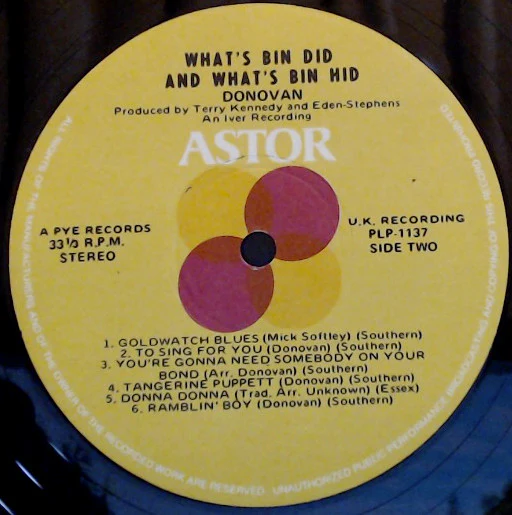 Donovan – What's Bin Did And What's Bin Hid (VG/VG) – LP, AU 1965 - Image 4