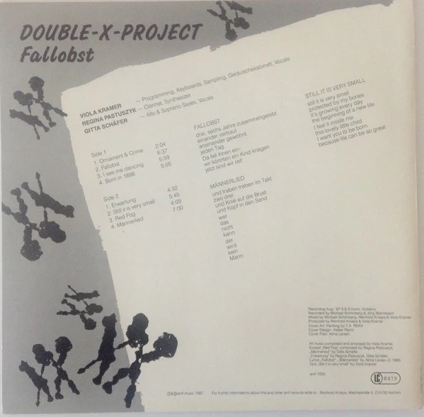 Double X Project – Fallobst (NM/VG+) – LP, DE 1987 - Image 2