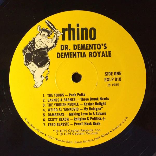 Dr. Demento – Dr. Demento's Dementia Royale (VG+/VG+) – LP, US 1980 - Image 3