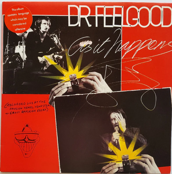 Dr. Feelgood – As It Happens (VG+/VG+) – LP, AU 1979