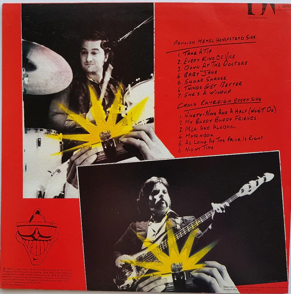 Dr. Feelgood – As It Happens (VG+/VG+) – LP, AU 1979 - Image 2