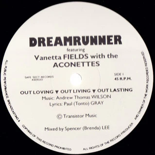 Dreamrunner – Out Loving Out Living Out Lasting (VG+/VG) – 12", AU 1989 - Image 2