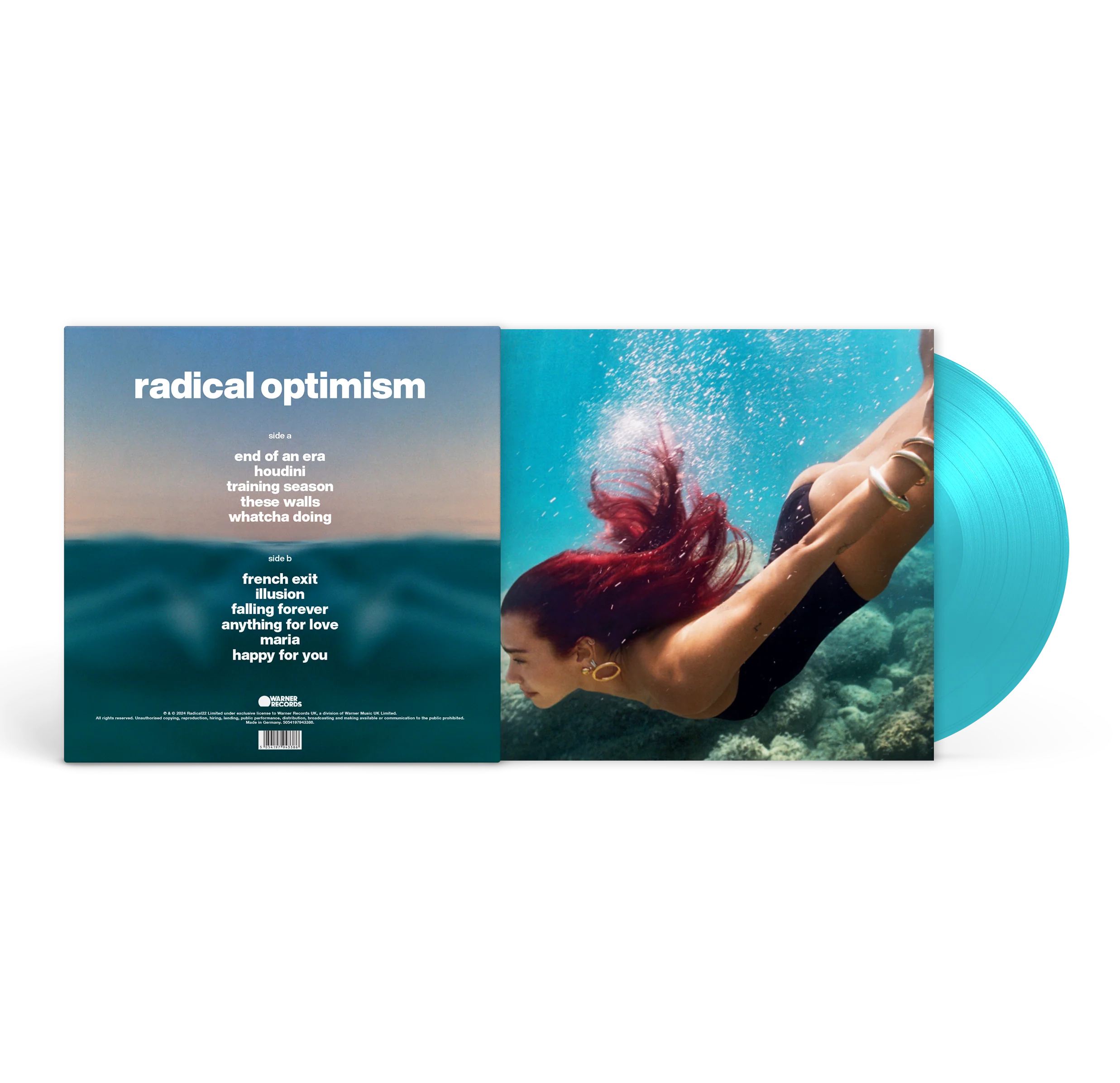 Dua Lipa – Radical Optimism (Curacao Blue Vinyl). - Image 3