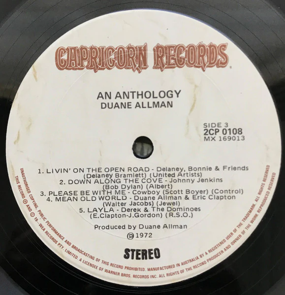 Duane Allman – An Anthology (VG/VG+) – 2xLP, AU 1972 - Image 7