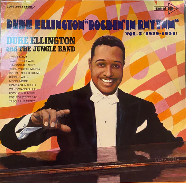 Duke Ellington, The Jungle Band – Duke Ellington "Rockin' In Rhythm" Vol. 3 (1929-1931) (VG+/VG+) – LP, DE