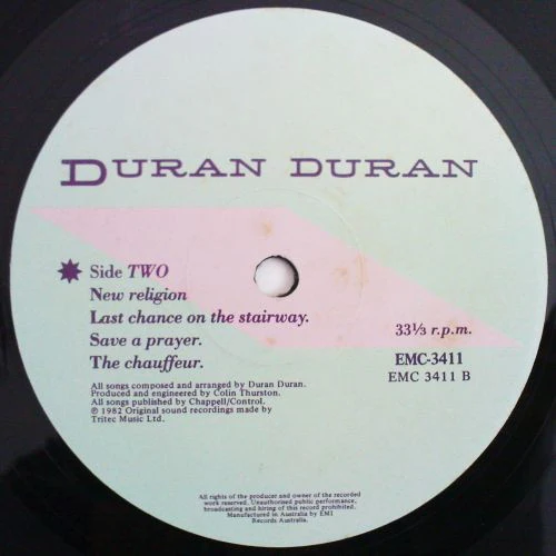Duran Duran – Rio (VG+/VG+) – LP, AU 1982 - Image 4