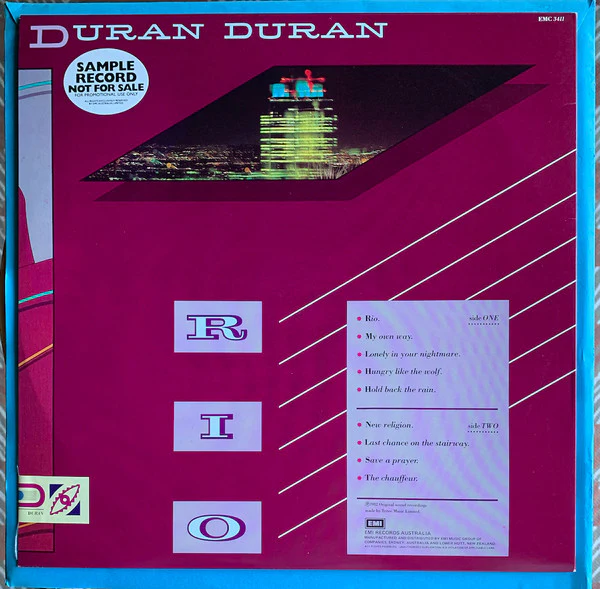 Duran Duran – Rio (VG+/VG+) – LP, AU 1982 - Image 8